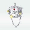 Charm Dois tons Relógio Mágico estilo Pandora - BSC406