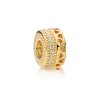 Separador Shine PANDORA Signature - Corações e Pavê - 767415CZ Separador Shine PANDORA Signature - Corações e Pavê - 767415CZ