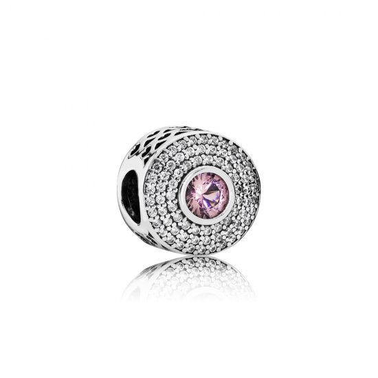 Charm PANDORA Solitário Rosa Blush - 791763NBP  Clique na imagem para fechar