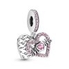 Charm Pendente Coracao E Mamae Pandora - 799402C01