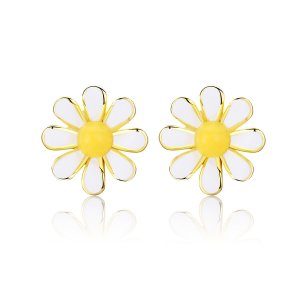 Brincos Petit Margarida estilo Pandora - BSE203