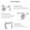 Charm Corações entrelaçados estilo Pandora - SCC1563