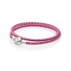 Ed. Limitada 2017 Bracelete PANDORA de Couro Trançado
