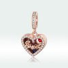 Charm Pendente Caixa de presente de chocolate estilo Pandora Rose - SCC1670