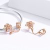 Charm Flores de cerejeira estilo Pandora Rosa - SCC1033-C