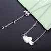 Colar PANDORA Luminous Hearts - 590521MOP-45 - Colar PANDORAes e pendentes