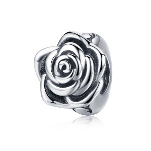 Charm Rosa Branca life Pandora - SCC1101