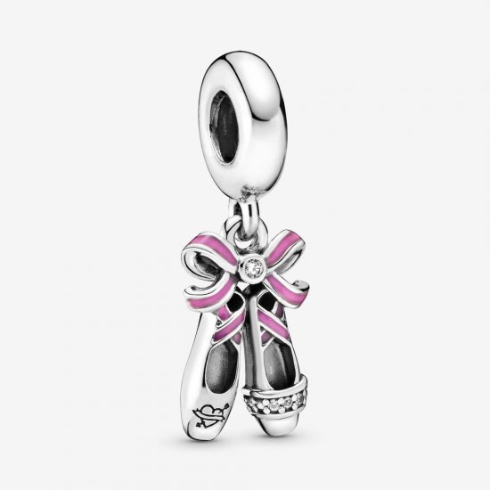 Conta Pendente Sapatilhas de Ballet Pandora - 798339CZ  Clique na imagem para fechar