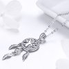 Colar Life Tree Dreamcatcher estilo Pandora - SCN298