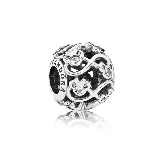 Charm Pandora de prata Disney, Minnie e Mickey Infinito  Clique na imagem para fechar