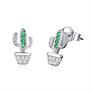 Brincos Petit Cacto life Pandora - SCE522