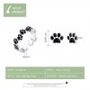 Conjunto de joias Dois tons Pegada estilo Pandora - SET013