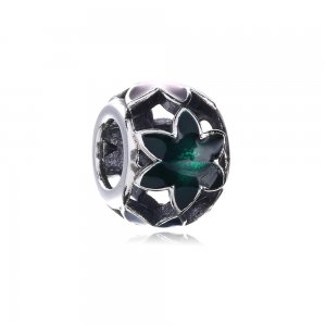 Charm berloques Pandora de prata Folha Charm berloques Pandora de prata Folha