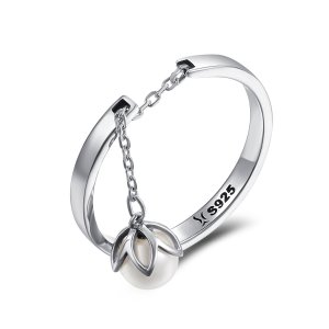 Anel Lágrimas de flores estilo Pandora - SCR165 Anel Lágrimas de flores estilo Pandora - SCR165