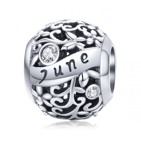 Charm Pedra de nascimento de junho estilo Pandora - SCC1385-6  Clique na imagem para fechar