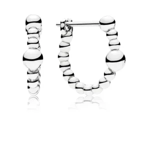 (imagem para) Brinco PANDORAs Argola String of Beads - 297532 - Brinco PANDORAs
