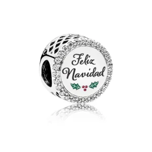 (imagem para) Charm berloques Pandora de prata feliz Natal