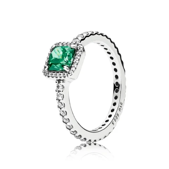 (imagem para) Anel PANDORA Beleza Eterna Verde - 190947GCZ