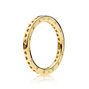 (imagem para) Anel Shine Corações de PANDORA Signature - 167134