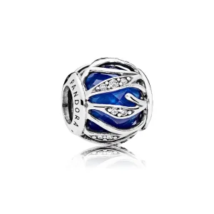 (imagem para) Charm PANDORA Petit Facetado Azul Brilho da Natureza - 791969NCB
