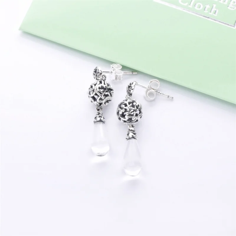 (imagem para) Brinco PANDORA Rainha Moderna - 297686CZ - Visualizar 3