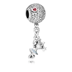 (imagem para) Charm PANDORA Minnie com Balão Pavê - 797171CZ