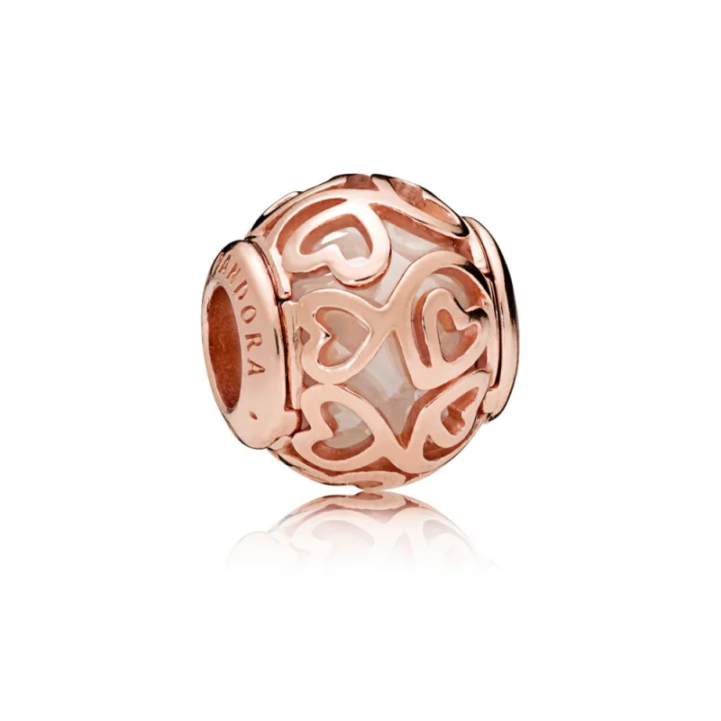 (imagem para) Charm PANDORA Rose Petit Facetado Corações - 787348CZ