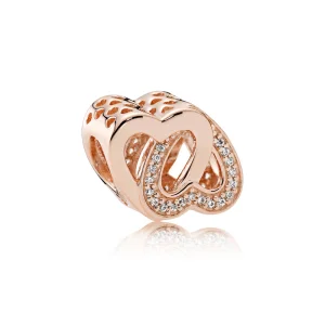 Charm PANDORA Rose™ Amor Entrelaçado - 781880CZ (imagem para) Charm PANDORA Rose™ Amor Entrelaçado - 781880CZ