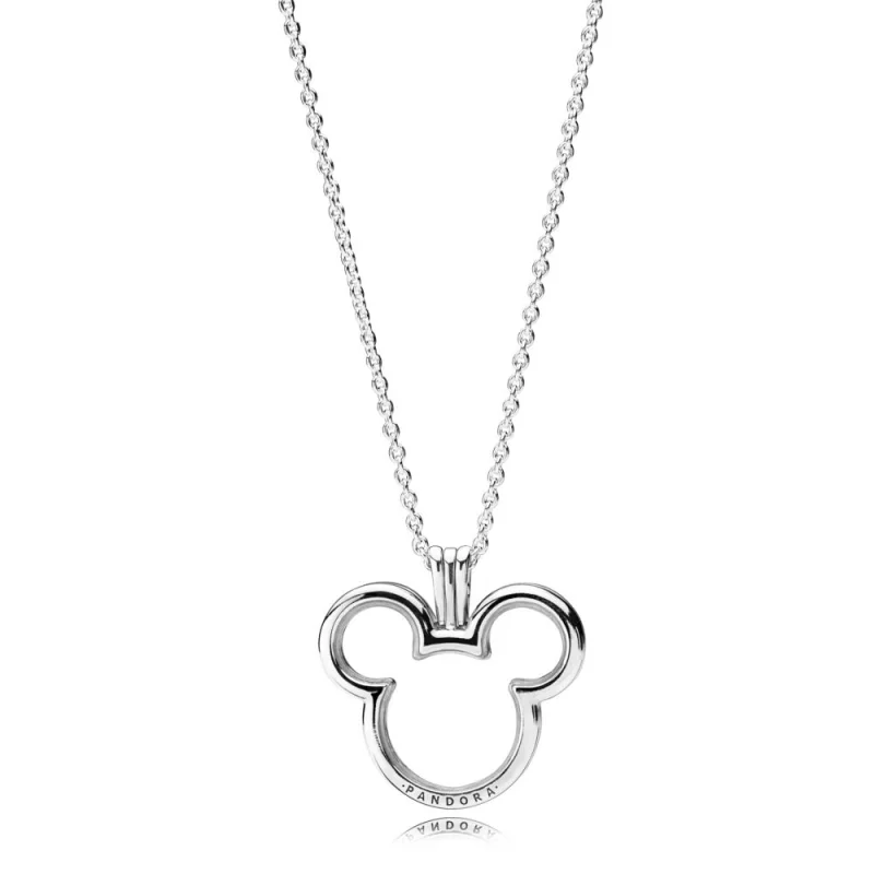 (imagem para) Colar Pandora de prata Mickey