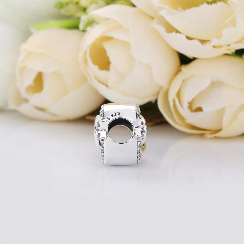 (imagem para) Conta PANDORA Coração e Seta Brilhante - 797827CZMX - Visualizar 4