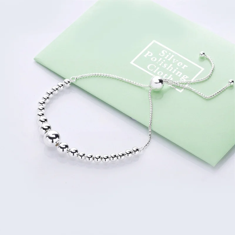 (imagem para) Bracelete Pandora Cordão Esferas - Visualizar 2