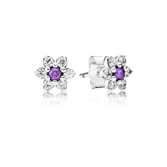 (imagem para) Brinco PANDORA Forget-Me- Knot Flor da Recordação - 290690ACZ