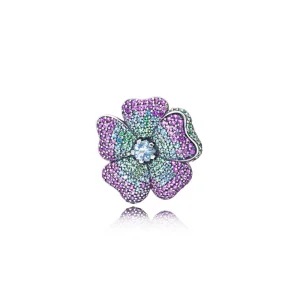 (imagem para) Broche Flores Gloriosas - 397081NRPMX