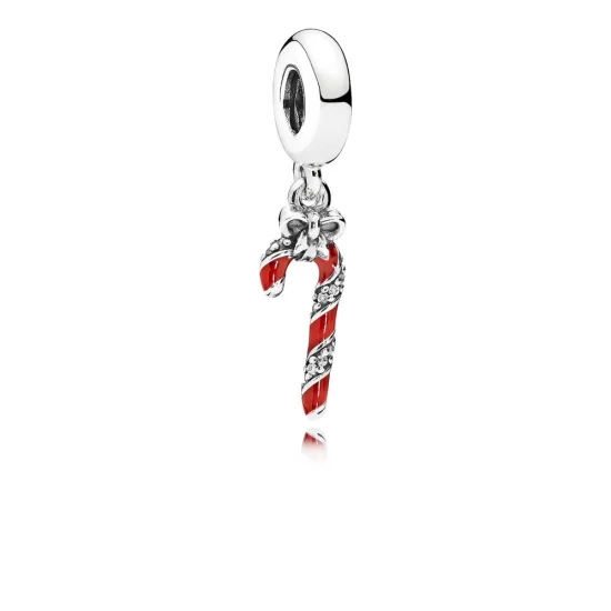 (imagem para) Pingente PANDORA Doce de Natal Brilhante - 796382EN39
