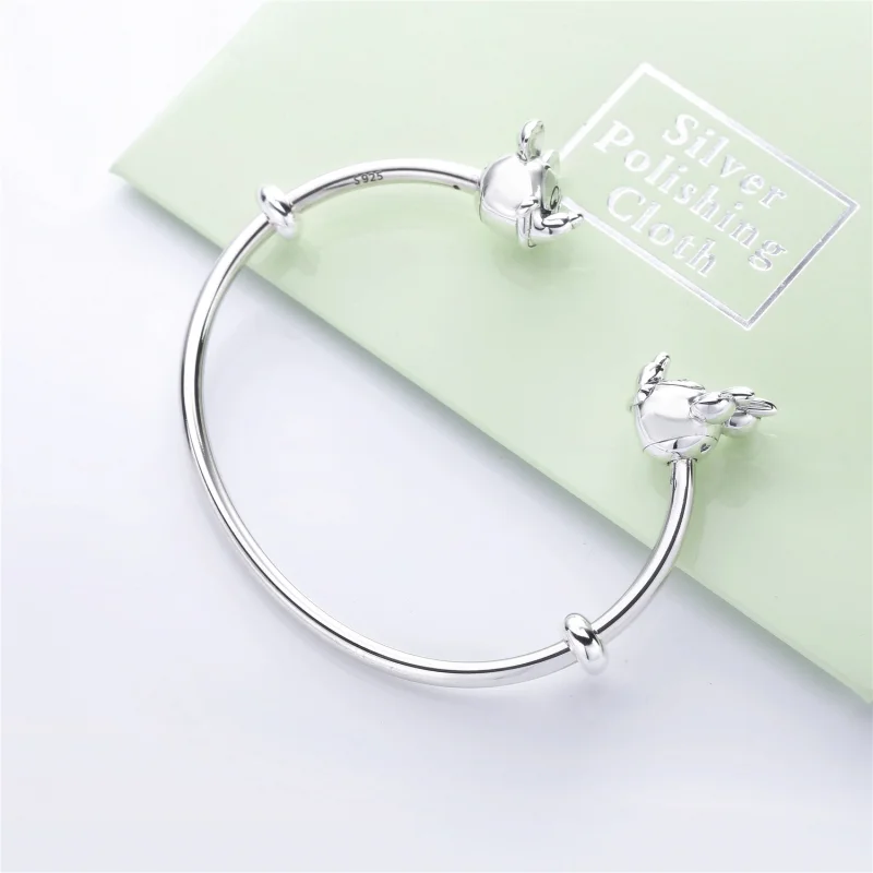 (imagem para) Bracelete PANDORA Rígido Aberto Do Mickey E Da Minnie - Visualizar 3