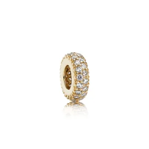 Separador PANDORA Pavê Ouro - 750835CZ - Contas (imagem para) Separador PANDORA Pavê Ouro - 750835CZ - Contas