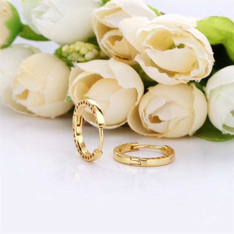 (imagem para) Argola Pandora Shine™ Clássico Corações Pandora - Visualizar 4