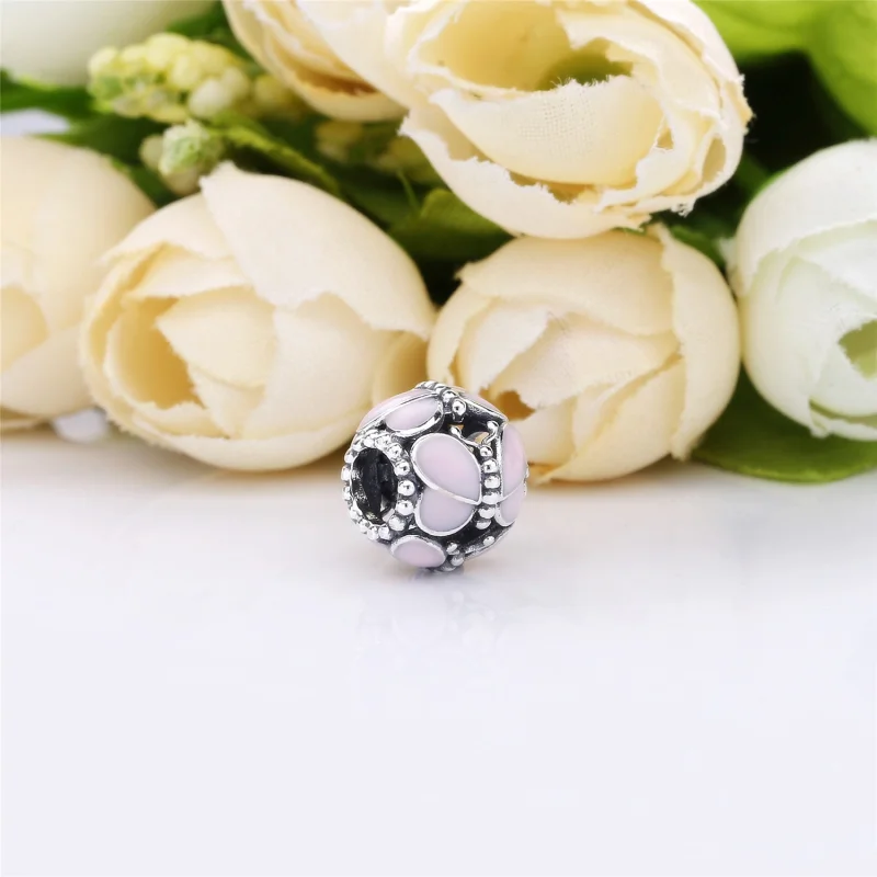 (imagem para) Charm berloques PANDORA Borboleta Rosa - Visualizar 3