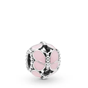 (imagem para) Charm berloques PANDORA Borboleta Rosa