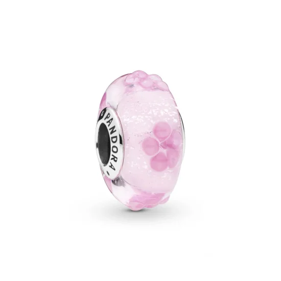 (imagem para) Charm berloques PANDORA Murano Flor