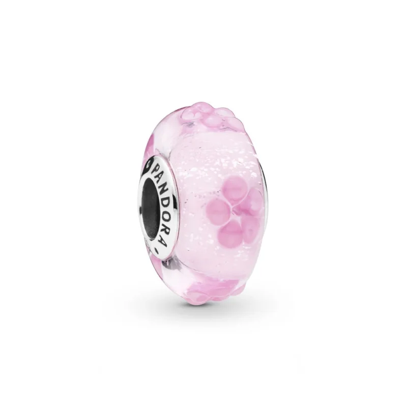 (imagem para) Charm berloques PANDORA Murano Flor