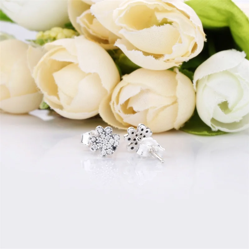 (imagem para) Brinco PANDORA Radiante Trevo - Visualizar 4