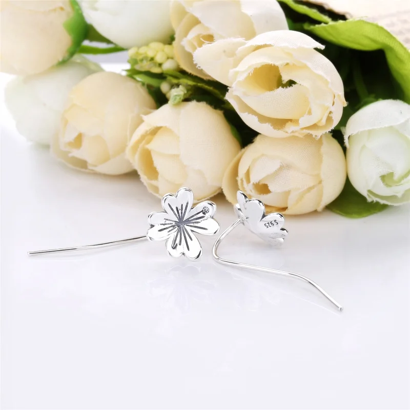 (imagem para) Brinco PANDORAs Lucky Four-Leaf Clovers - 297908CZ - Brinco PANDORAs - Visualizar 4