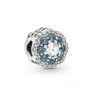 (imagem para) Charm berloques PANDORA Florescer Azul