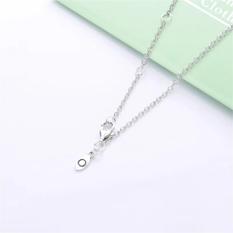 (imagem para) Colar Pandora de prata Coração assimétrico de amor - Visualizar 4