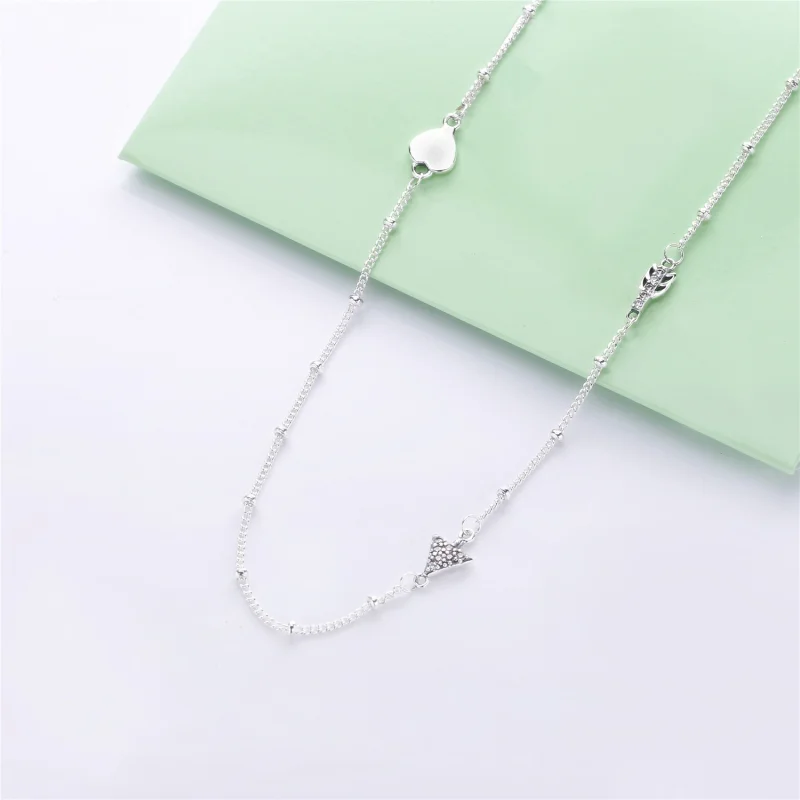 (imagem para) Colar PANDORA BRILHANTE FLECHA DO CUPIDO - Visualizar 2