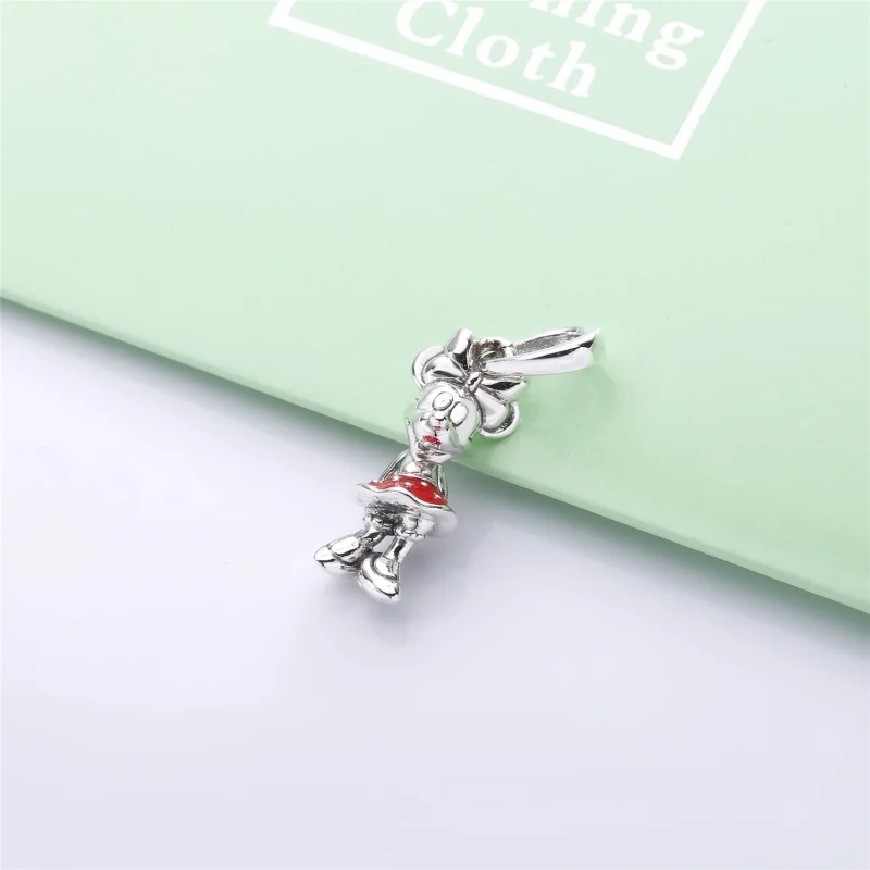 (imagem para) Conta Pendente PANDORA Disney Minnie's Polka Dots - 397768EN09 - Visualizar 2
