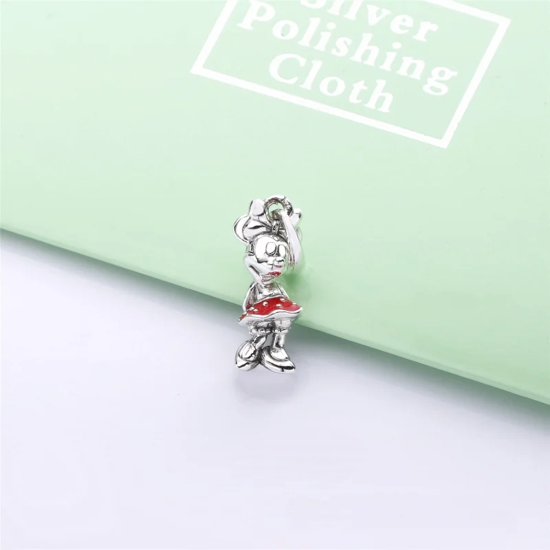 (imagem para) Conta Pendente PANDORA Disney Minnie's Polka Dots - 397768EN09 - Visualizar 4