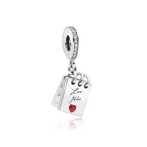 Conta Pendente PANDORA Notas de Amor - 797835CZ (imagem para) Conta Pendente PANDORA Notas de Amor - 797835CZ