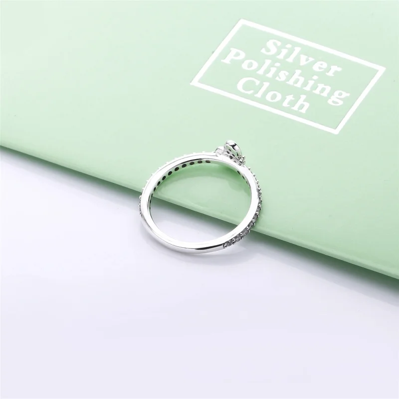 (imagem para) Anel PANDORA Brilhante Delicada Borboleta - Visualizar 4